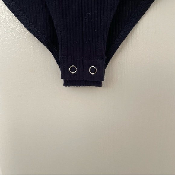 Forever21 Low-cut Navy Tank Bodysuit - Picture 4 of 5